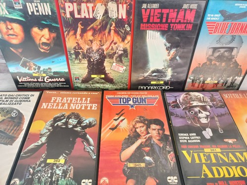 Lotto film guerra vhs - film,