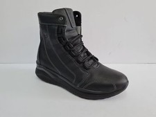 Grisport Tronchetto Donna C/Lacci e Cerniera, in Pelle, Linea Active - T1G (Nero