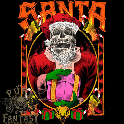 Gildan death santa - santa, satan