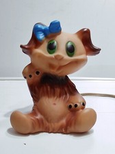 Lampada Abatjour CHICCO vintage in gomma Anni 60 70 Rubber Toys NON FUNZIONANTE