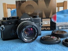 Olympus OM-1n con scatola - pellicola testata