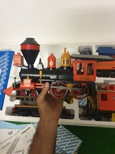 Playmobil Treno Western 4034 + Vagoni Shell, Atlas, DB + Binari LGB – Completo  