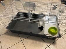 GABBIA PER CONIGLI "RABBIT 100" GRIGIO, 95X57XH46 CM  - FERPLAST