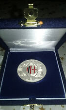 MONETA MEDAGLIA ARGENTO/SMALTO ZECCA MILAN 90° ANNO 1899-1989 con custodia