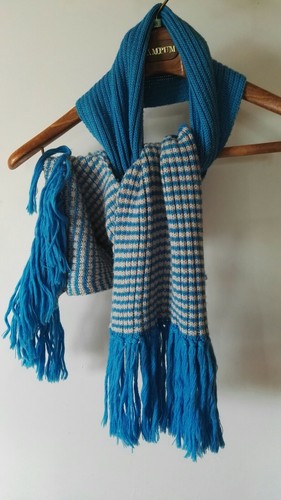Sciarpa lana maglia - a,