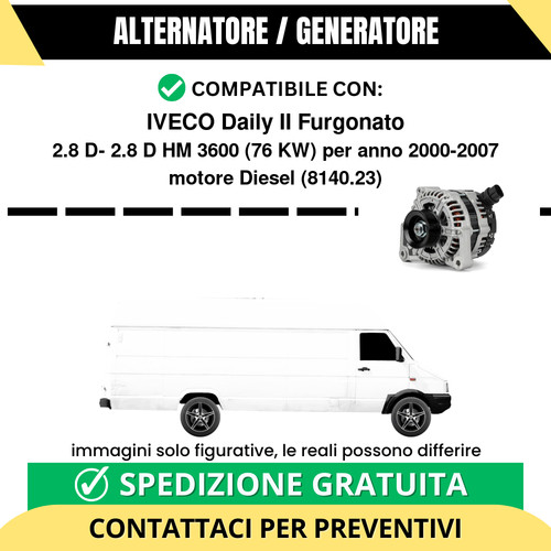 Alternatore iveco daily - alternatore,