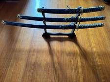 Set 3 catane spade ornamentali come nuove