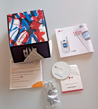 Scatola VUOTA ORIGINALE LG U8330 manuale italiano mai usato +CD+cuffie originali