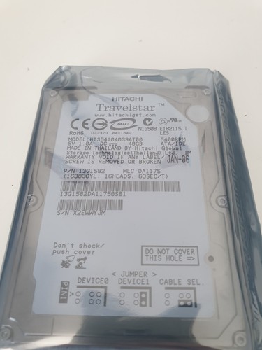 Hitachi hts541040g9at00 - hitachi,