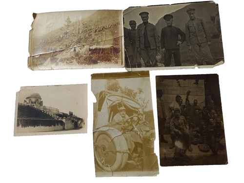 Lotto foto militari ww1 - di,