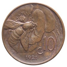 DN - Regno d'Italia - 10 centesimi 1921 - Vittorio Emanuele III - 8363