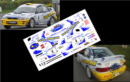Decals subaru impreza - 1/43],