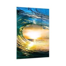 Quadro su Vetro 50x70cm Oceano
