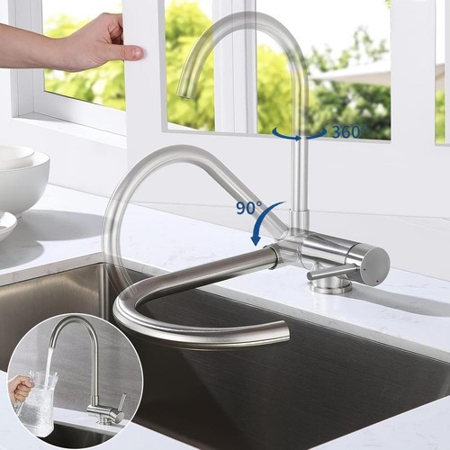 Rubinetto cucina acciaio inox - cucina,