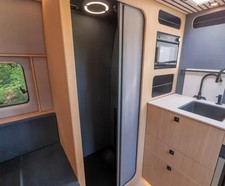 ROLdour porta doccia retrattile impermeabile per camper/van/RV – 1800 x 500 mm