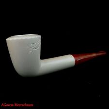 AGovem Modern Dublin schiuma di mare smoking pipe, pipa in schiuma di mare, AGM-1040