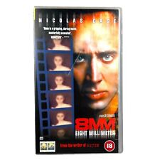 8mm Eight Millimeter Video VHS Action Film Movie Cert 18 1998