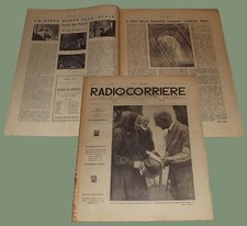 Radiocorriere Anno IX N.13 Radio Trieste teatrino Balilla Scala Guido del Popolo