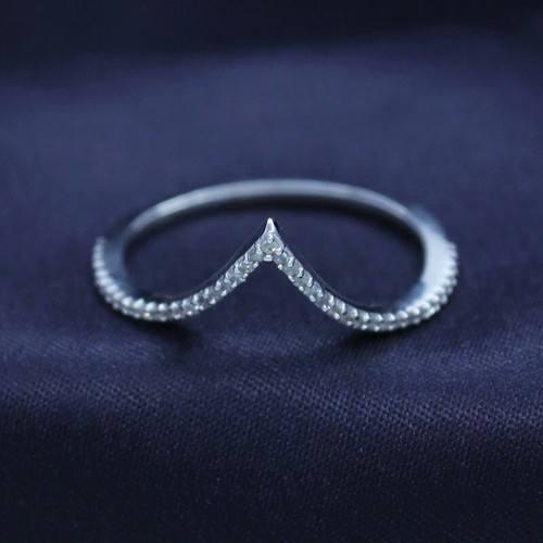 Anello promessa oro bianco - , 14