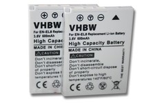 2x Batteria per Nikon Coolpix