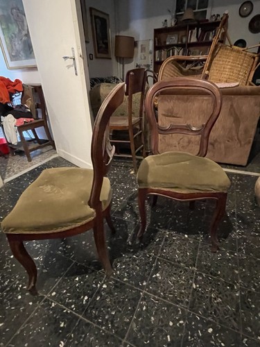 Coppia sedie antiche - coppia, di
