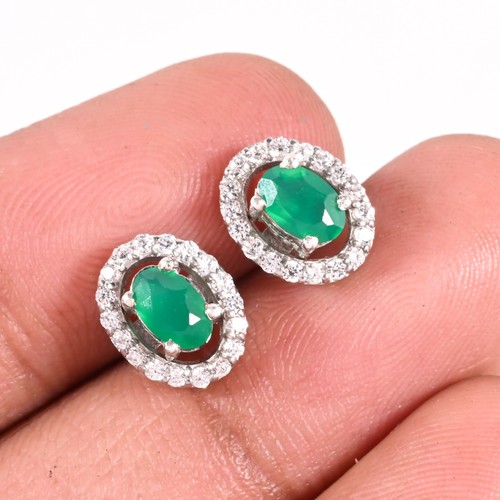 Borchia onice verde - , argento