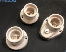 Portalampada in porcellana E27