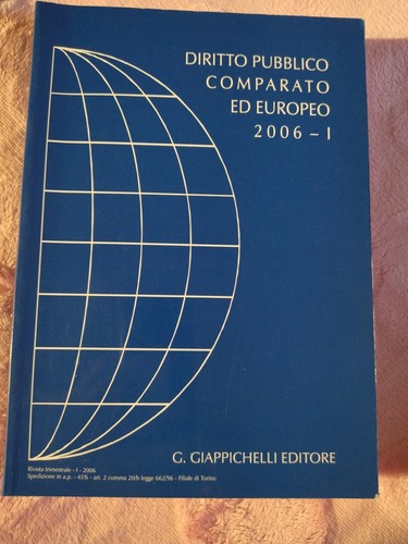 Diritto pubblico comparato - pubblico, ed