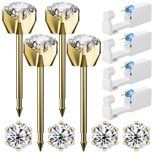 Pezzi kit piercing orecchio - 12,