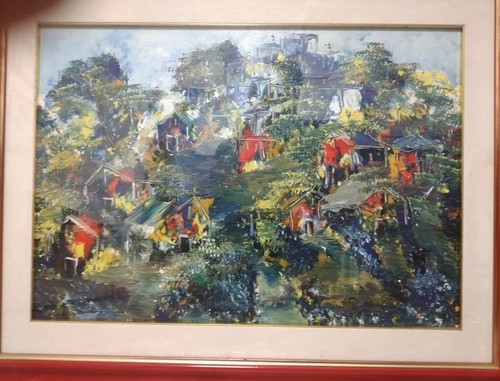 Quadro olio autore pecoraro - quadro,