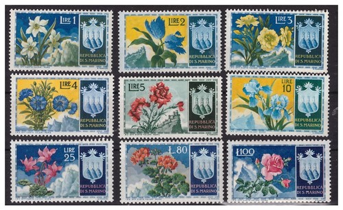 San marino 1953 fiori - san,