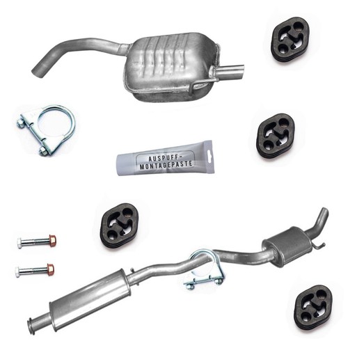 Kit silenziatore centrale - silenziatore,