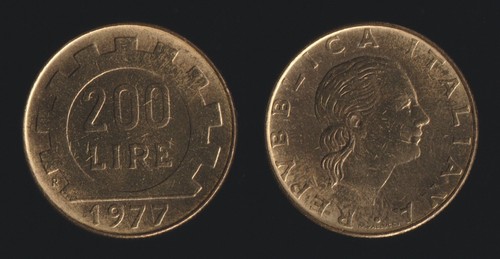 200 lire 1977 lavoro italia - 200,