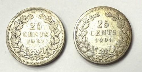 Lotto monete cents 1897 e - 2, 25