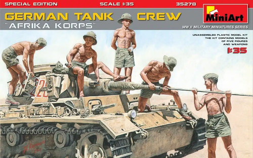 Miniart 35278 german tank - tank, crew