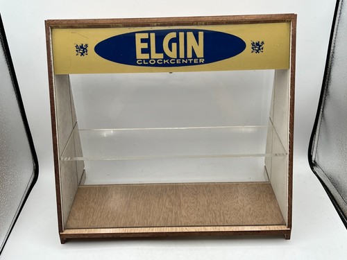 Vetrina vintage elgin clock - vetrina,