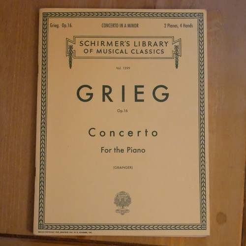 Grieg piano concerto - grieg,