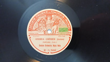 12" FONOTIPIA 74307/8 DAJOS BELA 78 giri ANDREA CHENIER Italy 1910