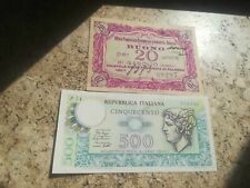 buono 20 unita di benzina 1946 e 500 lire mercurio leggere descrizione lotto2