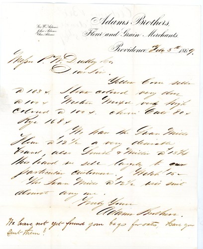 1869 adams brothers mercanti - brothers,,