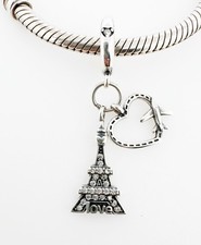 Ciondolo Torre Eiffel Amore