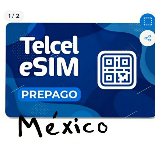 Scheda sim digitale telcel - sim,