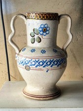 N.5. Antica Brocca o Versatoio in ceramica di Grottaglie 1800.