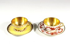 Coppia di tazze moka Art Déco