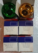 Fulgens 6 Lampadine  colorata 3 verde 3 gialle e27  vintage