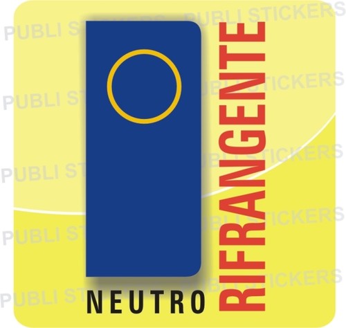 Adesivo blu rifrangente neutro - blu,