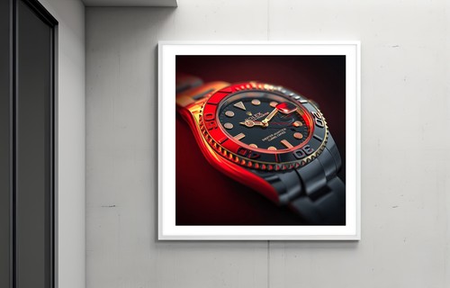 Rolex yacht master pop - rolex, art
