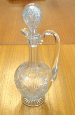 Antica caraffa per liquore decanter in cristallo taglio tomas webb 13,5"