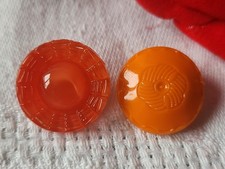 Duo Bottoni Antichi IN Vetro