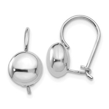 Orecchini in oro bianco 14 kt